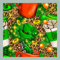 Coffee Cups St. Patrick's Day With Leopard Seamless Pattern Bbs Heavyweight Hoodie | Teevron