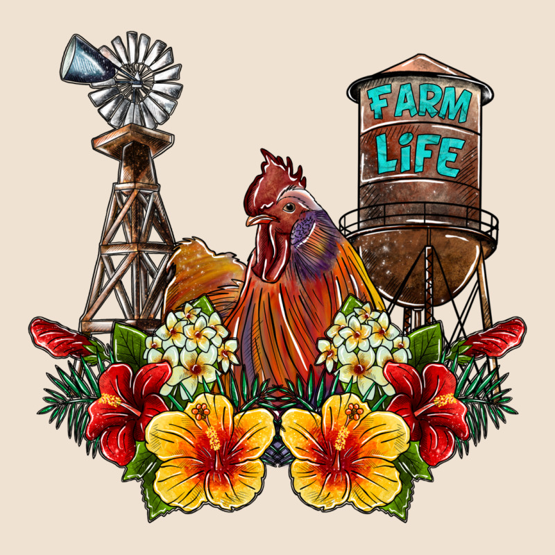 Farm Life Rooster Urban Hoodie by SublimationCraftShop | Teevron