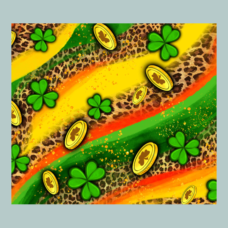 St Patricks Coin And Shamrock Heavy Core Tee by AdoDesignShop | Teevron