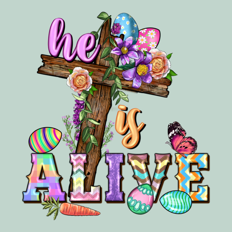 He Is Alive Easter Day Zipper Hoodie by CowGirlArtShop | Teevron