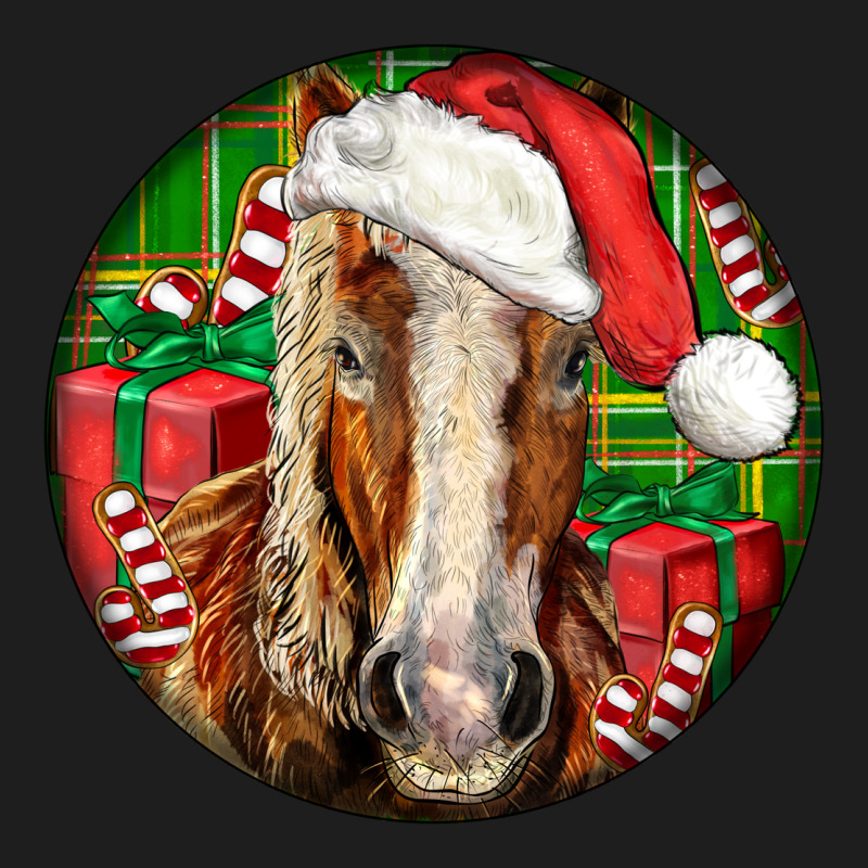 Belgian Horse  Christmas Classic Tee by LillyAllenDesigns | Teevron