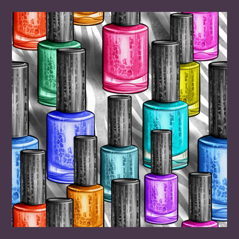 Colorful Nail Polish Seamless Pattern Bbs Heavyweight Hoodie by BundleAndBundleShop | Teevron