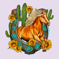 Western Horse Cactus Sunflowers Horseshoe Premium Hoodie | Teevron