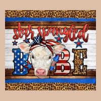 4th Of July Western Star Spangled Baby Cow Urban Heavy Tee | Teevron