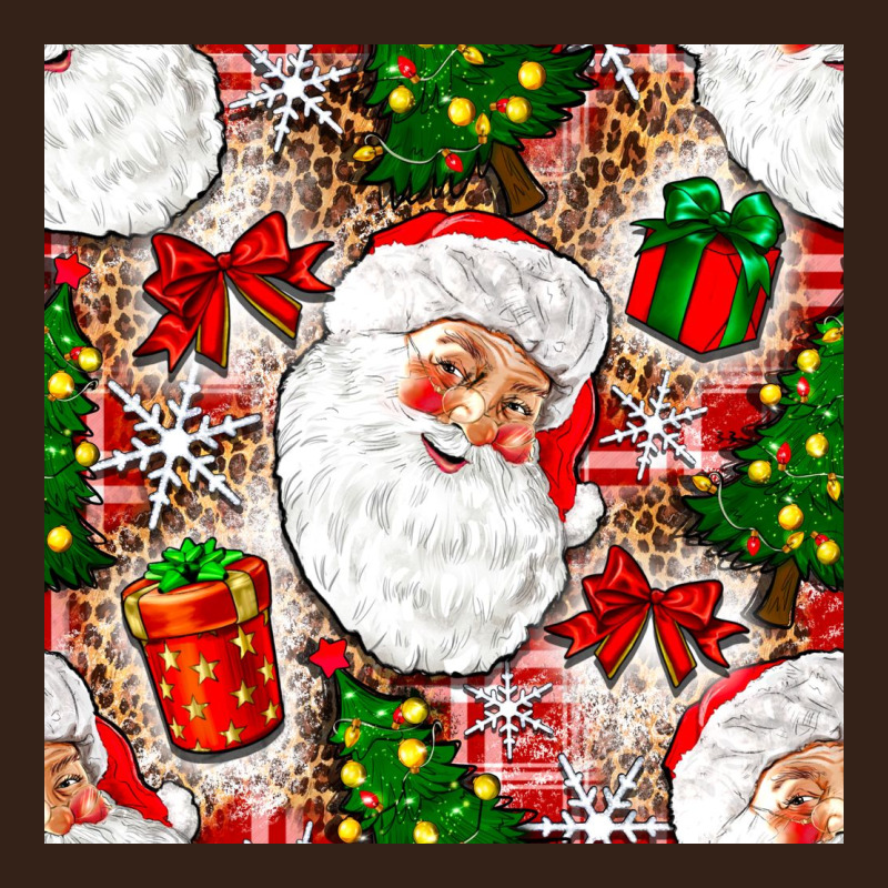 Christmas Santa Claus And Gift Box Heavy Core Tee by NancyCooperArtShop | Teevron