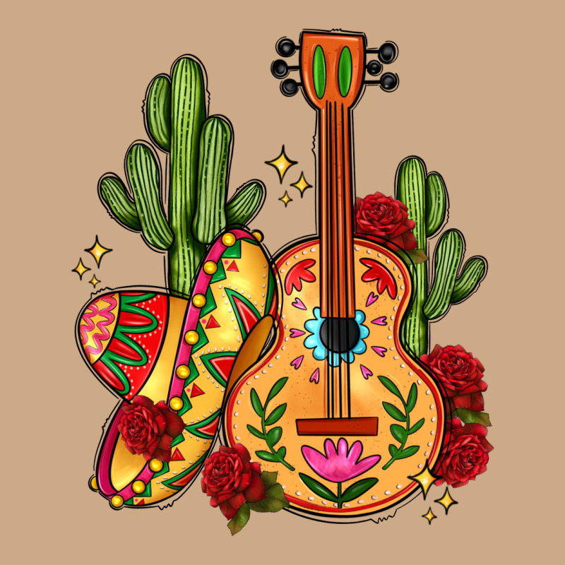 Mexican Guitar Vintage Hoodie by LillyAllenDesigns | Teevron