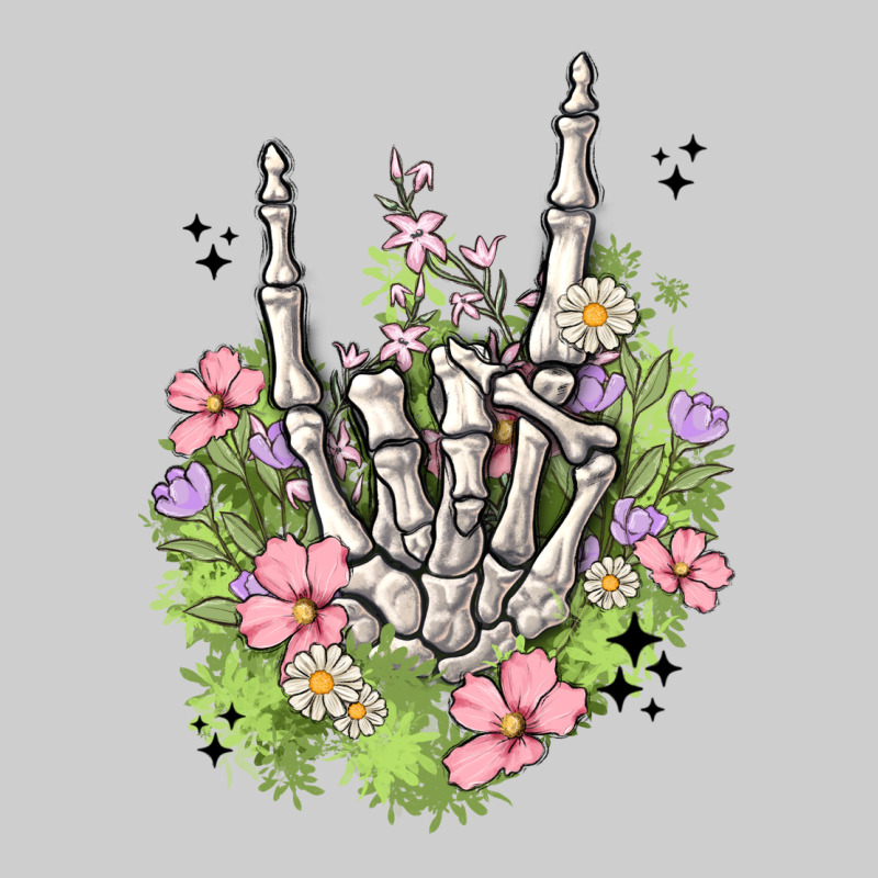 Skeleton Flowers Premium Tee by MaliasSmallBusiness | Teevron