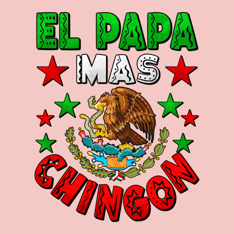 El Papa Mas Chingon Mexican Flag Urban Heavy Tee by LillyAllenDesigns | Teevron