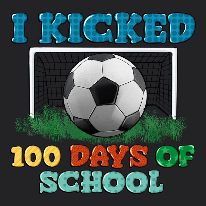 I Kicked 100 Days Of School Vintage Tee by LillyAllenDesigns | Teevron