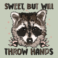 Sweet But Will Throw Hands Ladies Tee | Teevron