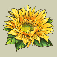 Starburst Greenburst Sunflower Heavy Core Tee | Teevron