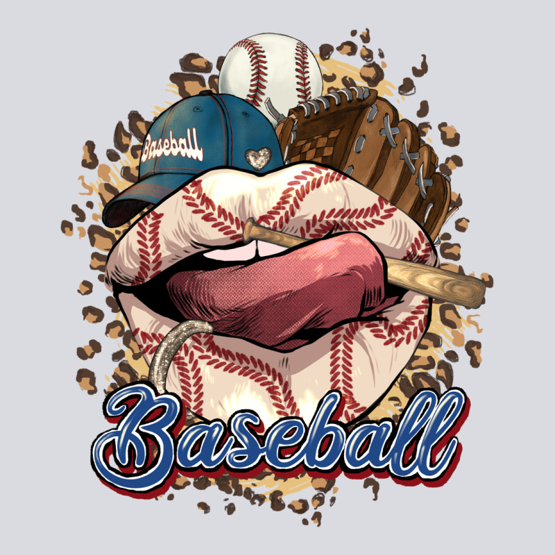 Baseball Lips Zipper Hoodie by HowdyJamesFarm | Teevron