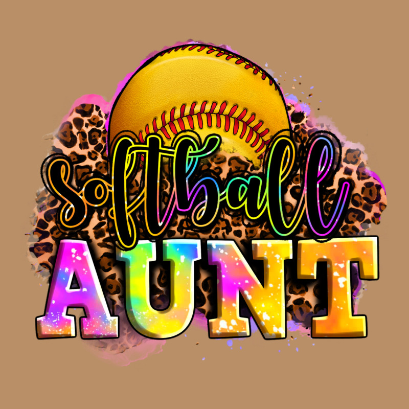 Softball Aunt Vintage Hoodie by LillyAllenDesigns | Teevron