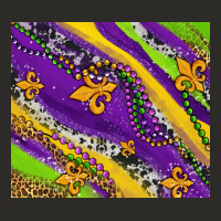 Mardi Gras Fleur Delis Leopard And Cowhide Heavy Core Tee | Teevron