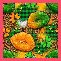 Irish Lips Seamless Pattern Digital Paper Premium Sweatshirt | Teevron