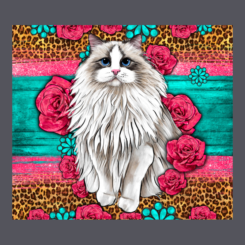 Western Ragdoll Cat Vintage Hoodie by LillyAllenDesigns | Teevron