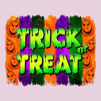 Trick Or Treat Brushstroke Ladies Tee | Teevron