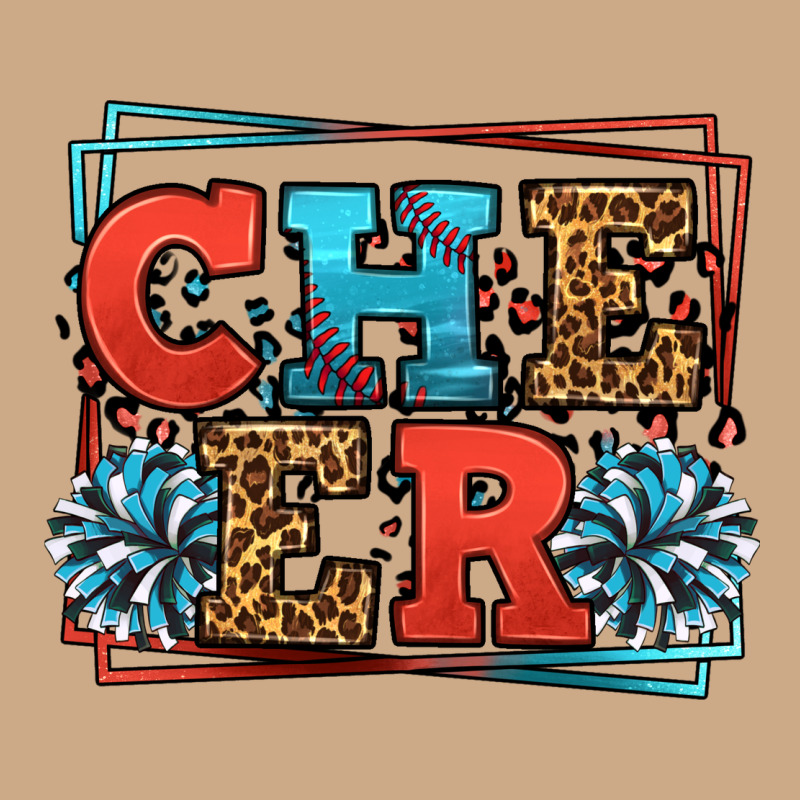 Cheer Baseball Stitchs Vintage Hoodie by LillyAllenDesigns | Teevron