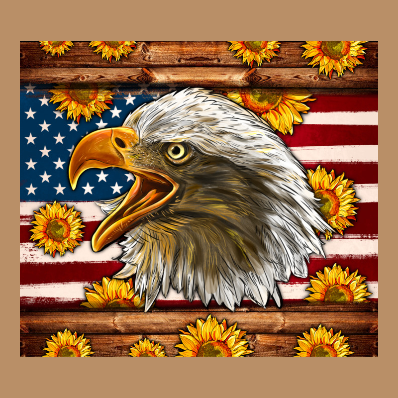 American Flag Eagle Tumbler Vintage Hoodie by LillyAllenDesigns | Teevron