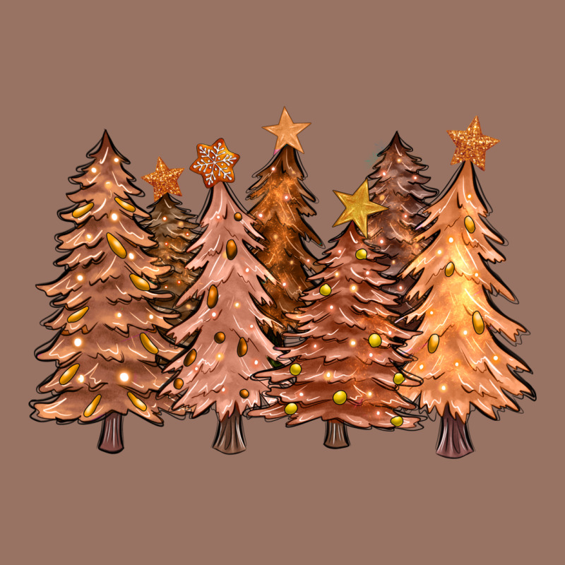 Melanin Christmas Trees With Lights Premium Hoodie by FaDigitalArtStudio | Teevron