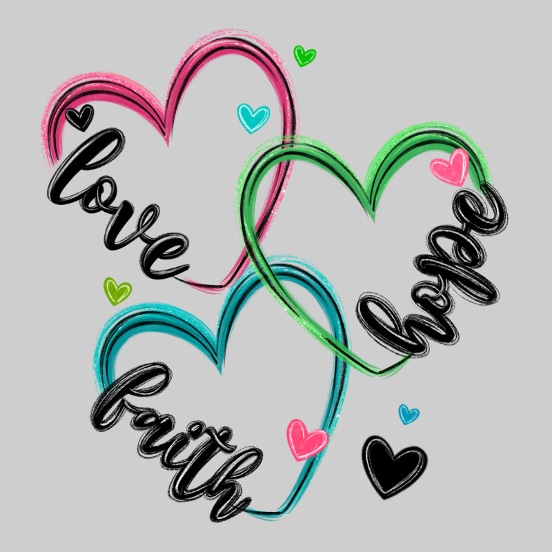 Faith Hope Love Premium Tee by MaliasSmallBusiness | Teevron