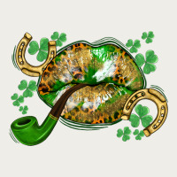 St. Patrick's Day Lips Zipper Hoodie | Teevron