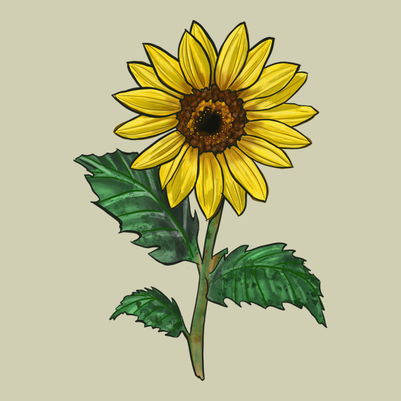 Sunray Yellow Sunflower Heavy Core Tee by LillyAllenDesigns | Teevron