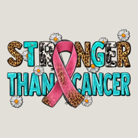 Stronger Than Cancer With Cancer Ribbon Heavy Core Tee | Teevron