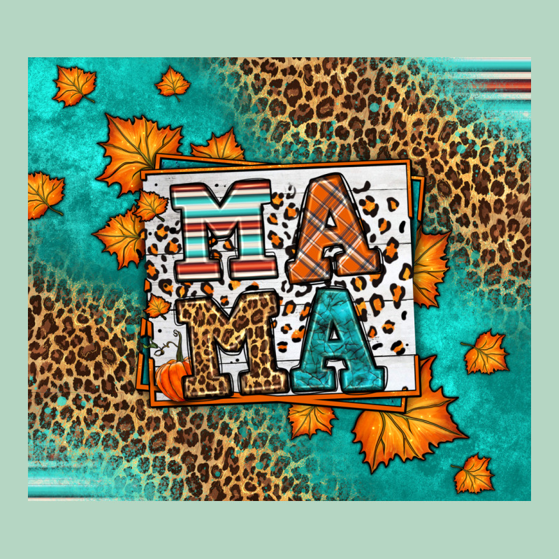 Fall Autumn Leopard Serape Mama Classic Tee by LillyAllenDesigns | Teevron