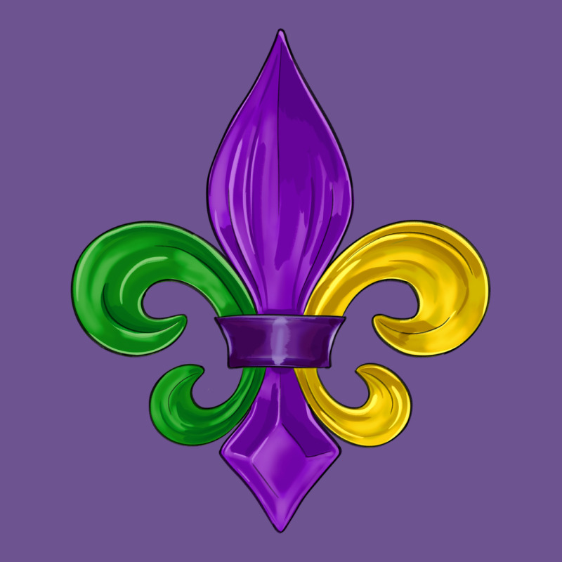 Mardi Gras Fleur De Lis Vintage Tee by LillyAllenDesigns | Teevron