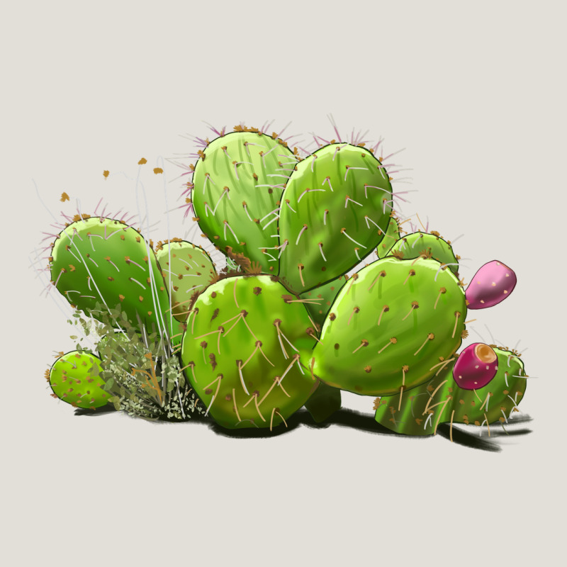 Desert Prickly Pear Cactus Heavy Core Tee by LillyAllenDesigns | Teevron