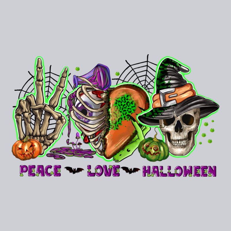 Peace Love Halloween Heavyweight Sweatshirt by NancyCooperArtShop | Teevron