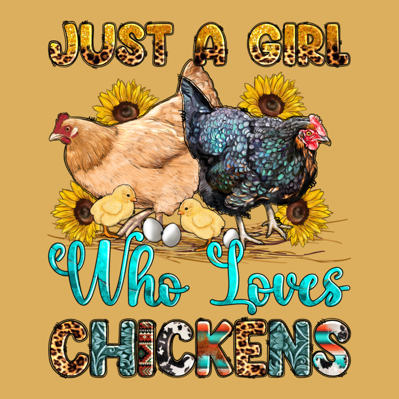 Just A Girl Who Loves Chickens Premium Hoodie by OliviaCreatesArt | Teevron