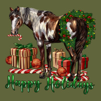 Happy Holidays Mustang Horse Classic Tee | Teevron
