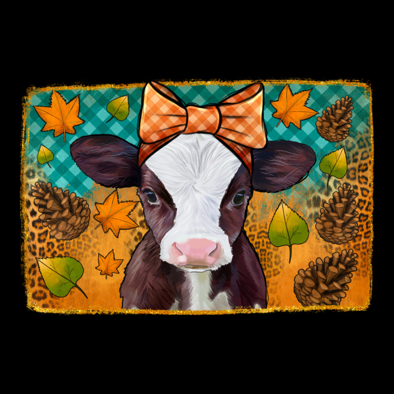 Autumn Baby Cow Ladies Tee by Jasminsmagicworld | Teevron
