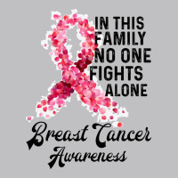 In This Family Fights Alone Breast Cancer Awareness Long Sleeve Tee | Teevron