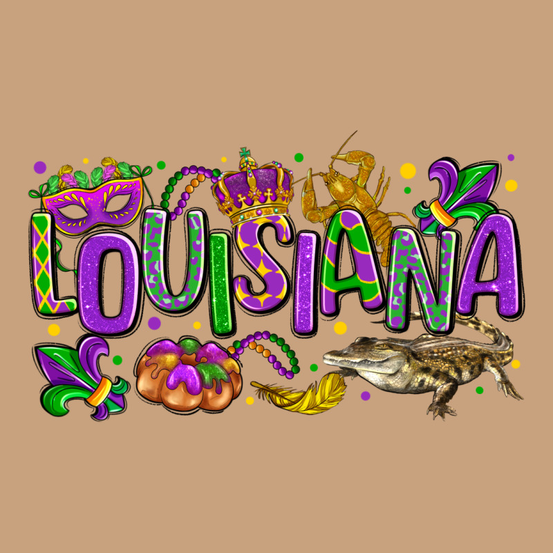 Louisiana Mardi Gras Vintage Tee by LillyAllenDesigns | Teevron
