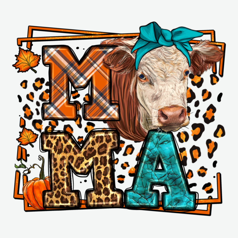 Western Fall Cow Mama Urban Heavy Tee by LillyAllenDesigns | Teevron