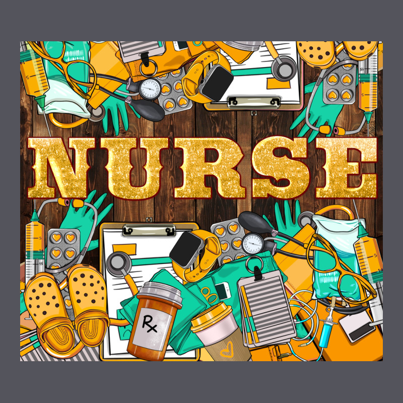Green And Yellow Nurse Vintage Hoodie by LillyAllenDesigns | Teevron