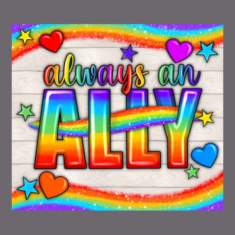Always An Ally Pride Lgbtq+ Tumbler Premium Sweatshirt by BundleAndBundleShop | Teevron