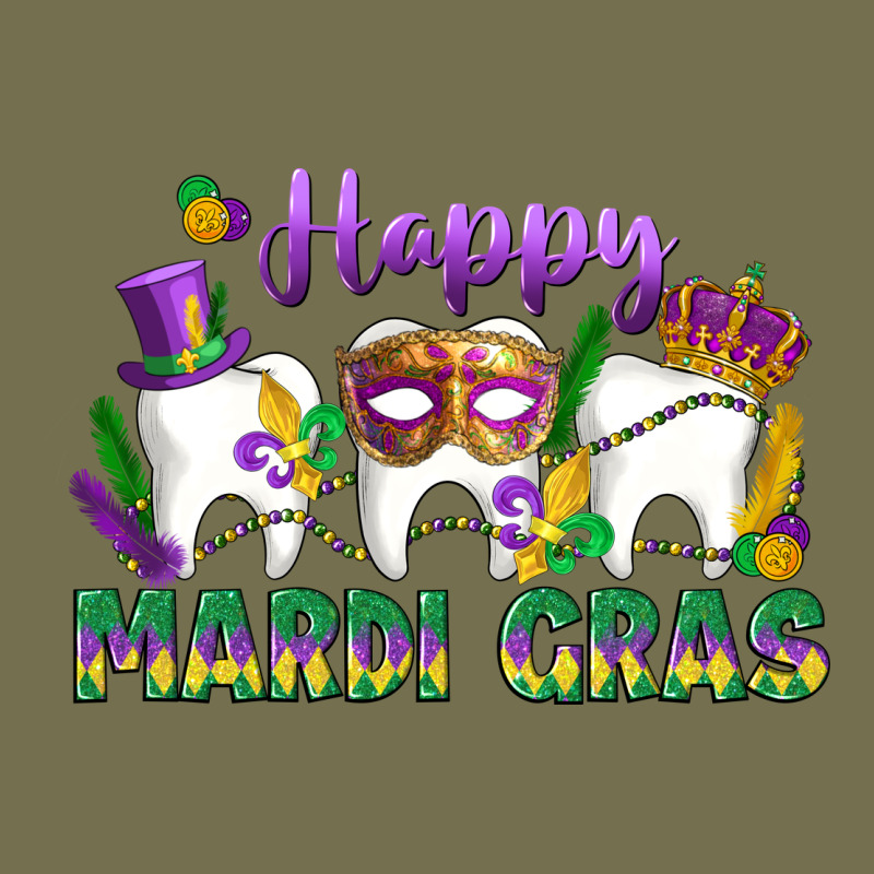 Mardi Gras Celebration With Teeth Vintage Hoodie by LillyAllenDesigns | Teevron