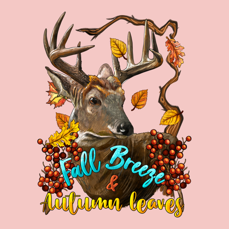 Fall Breeze And Autumn Leaves Deer Urban Heavy Tee by LillyAllenDesigns | Teevron