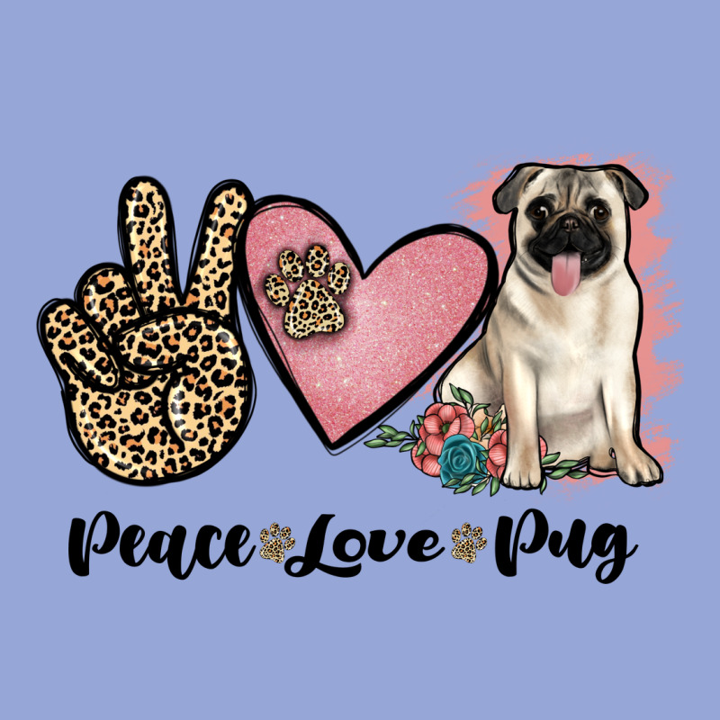 Peace Love Pug Classic Tee by JahusDesignShop | Teevron