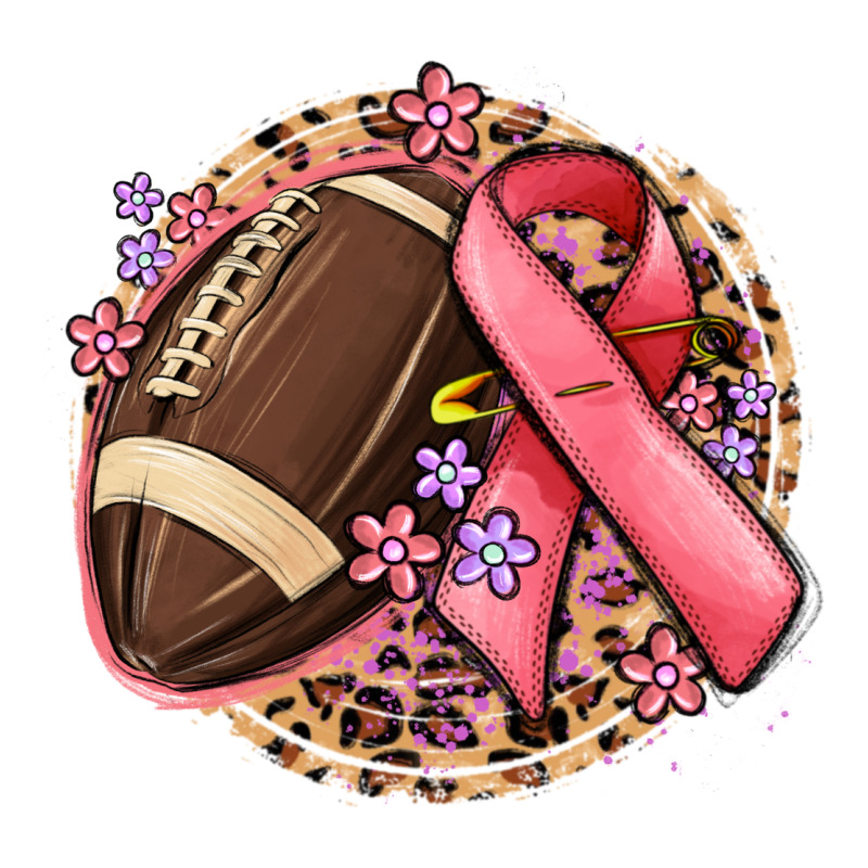 Breast Cancer Ribbon And American Football Premium Tee by MaliasSmallBusiness | Teevron