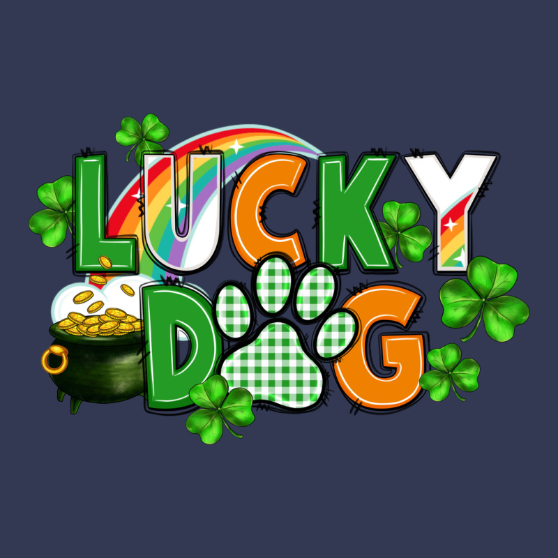 Lucky Dog St. Patricks Day Heavyweight Hoodie by FaDigitalArtStudio | Teevron
