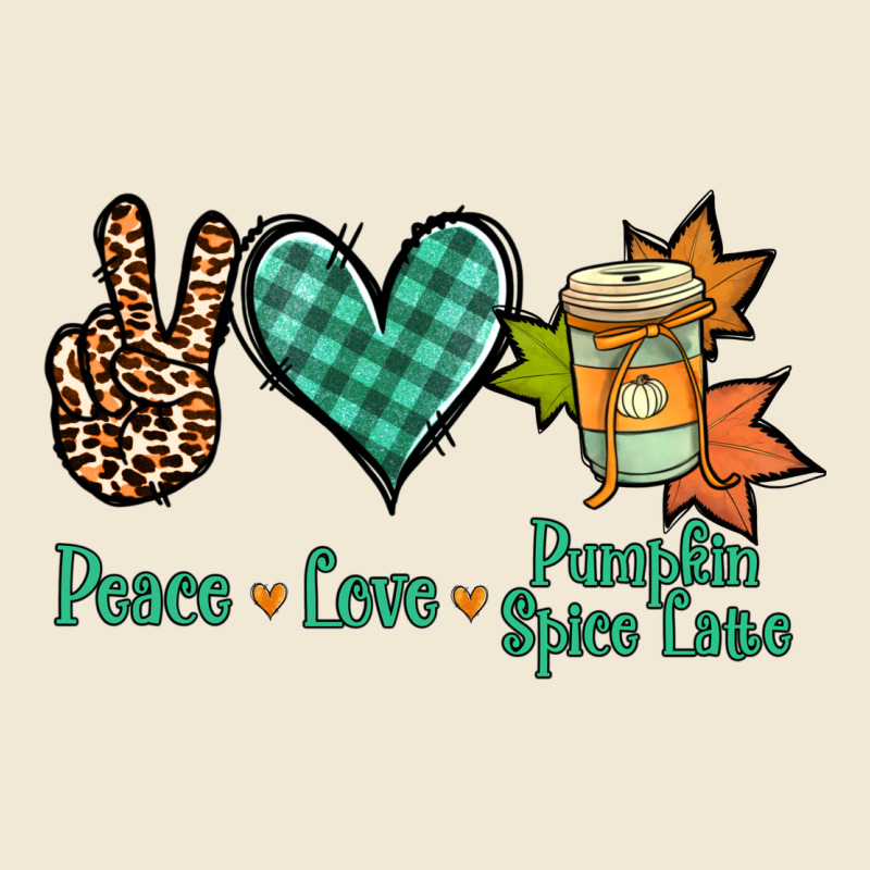 Peace Love Pumpkin Spice Latte Ladies Tee by Jasminsmagicworld | Teevron