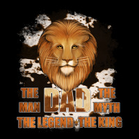 Dad The Man Cowhide Background Ladies Tee | Teevron