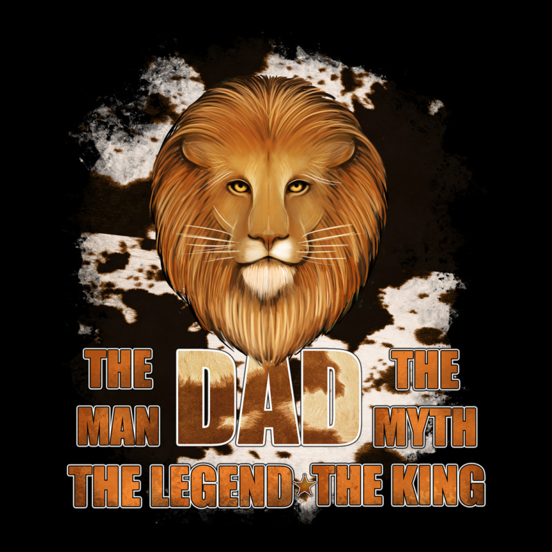 Dad The Man Cowhide Background Ladies Tee by Jasminsmagicworld | Teevron