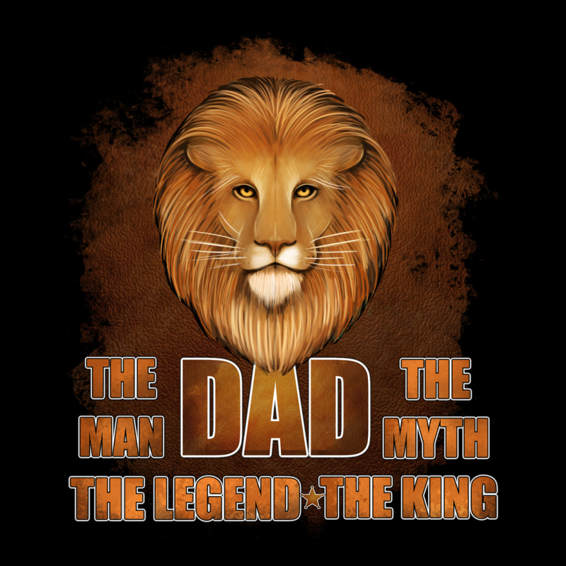 Dad The Man Leather Background Ladies Tee by Jasminsmagicworld | Teevron