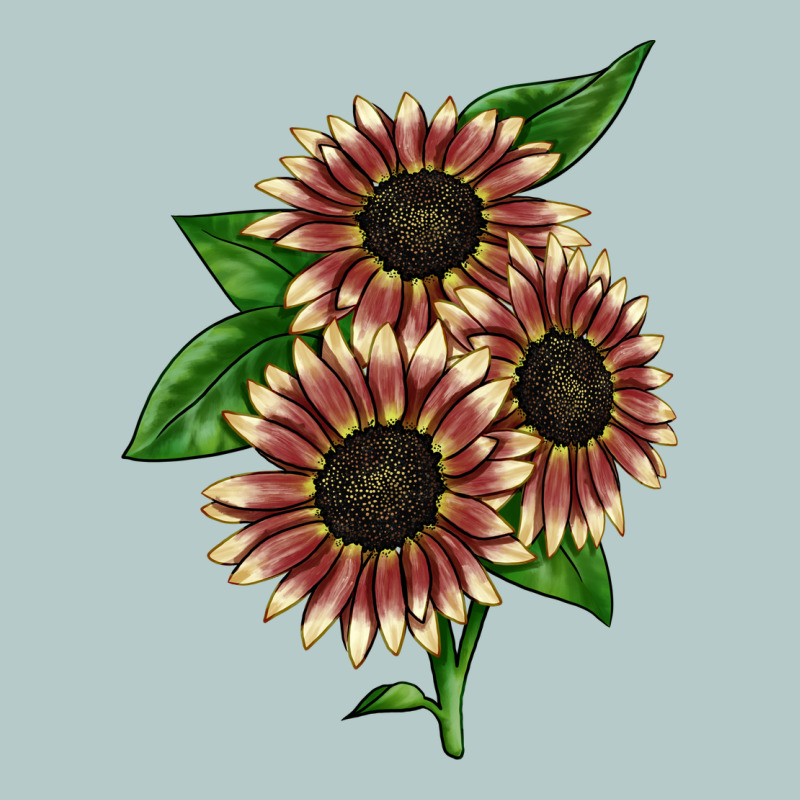Strawberry Blonde Sunflower Heavy Core Tee by LillyAllenDesigns | Teevron